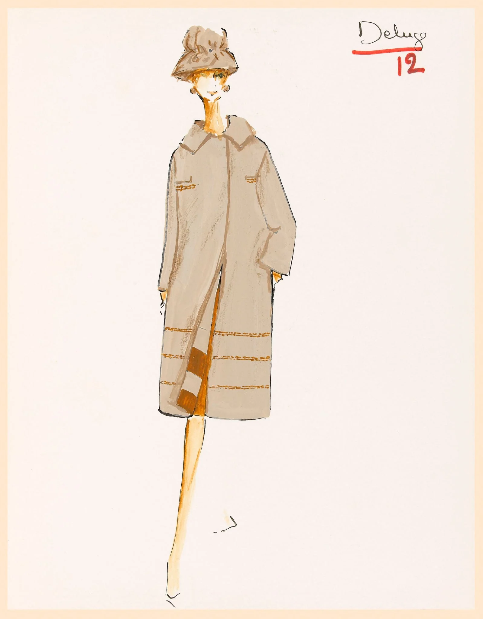 Déluge, by Carven, 1967