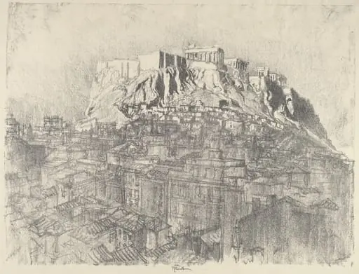 Sunrise over the Acropolis