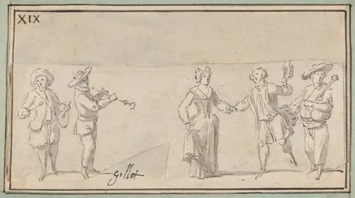 Peasant Musicians and Dancers