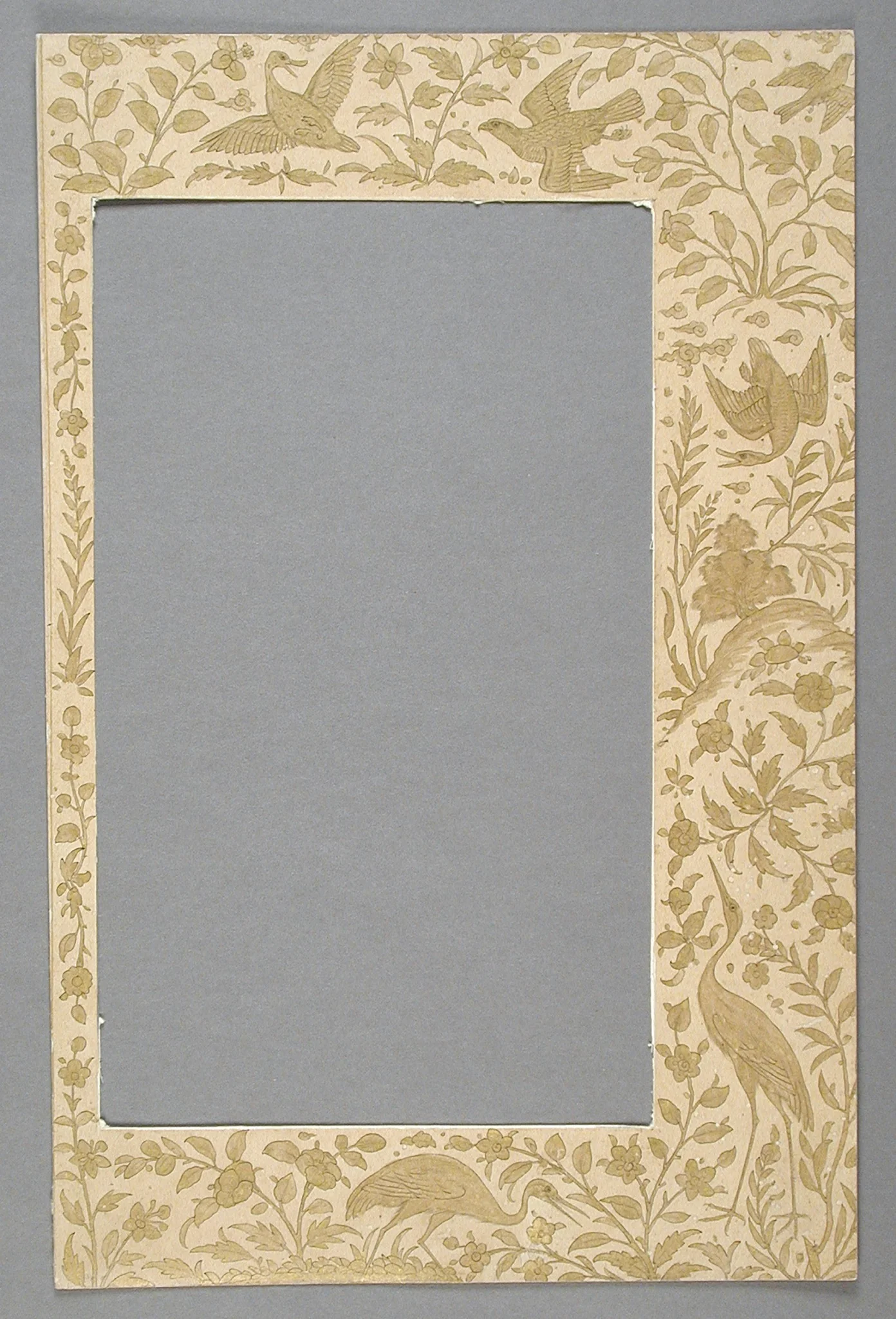 Border from a Farhang-i Jahangiri Manuscript, by Unknown, unspecified, 1608