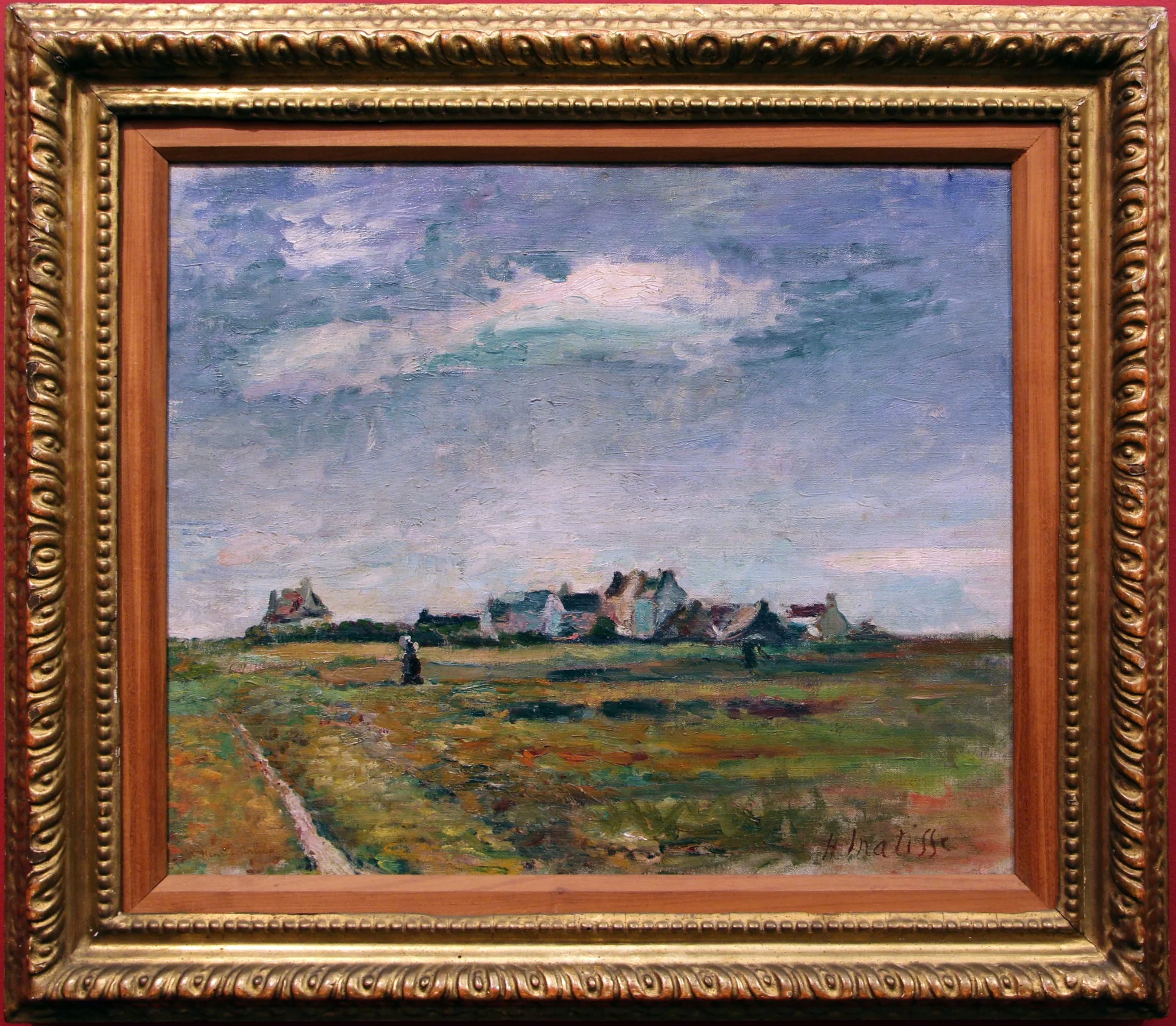 Paisagem da Bretanha (Village Breton Belle-Île), by Henri Matisse, oil, 1899