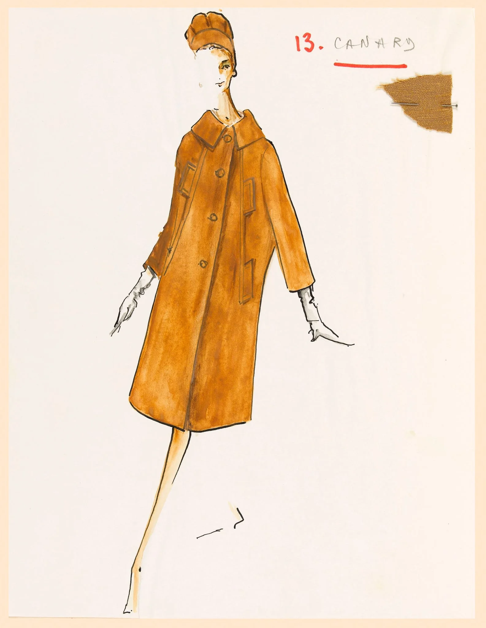 Canard, by Marie-Louise Carven, 1967