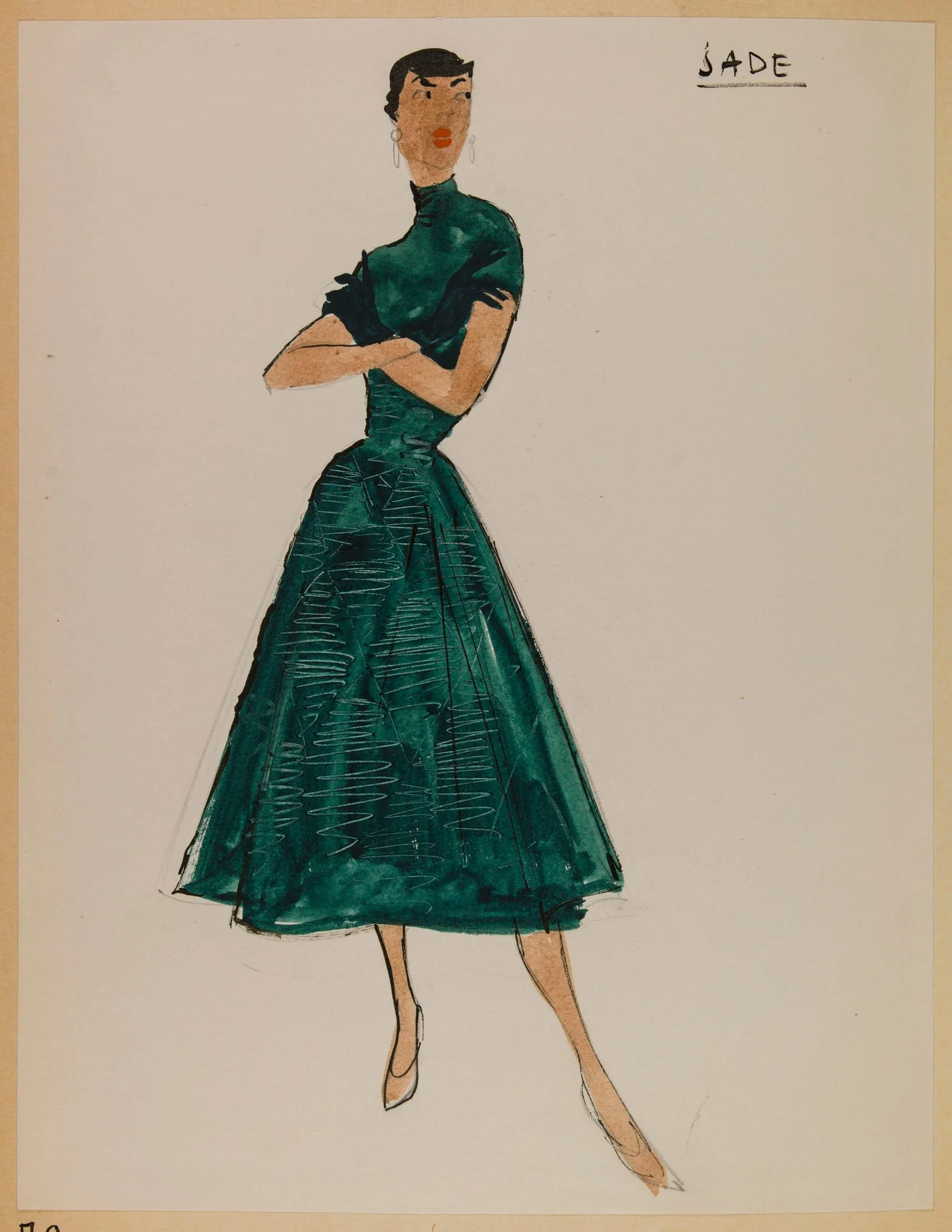 Jade, by Marie-Louise Carven, 1953