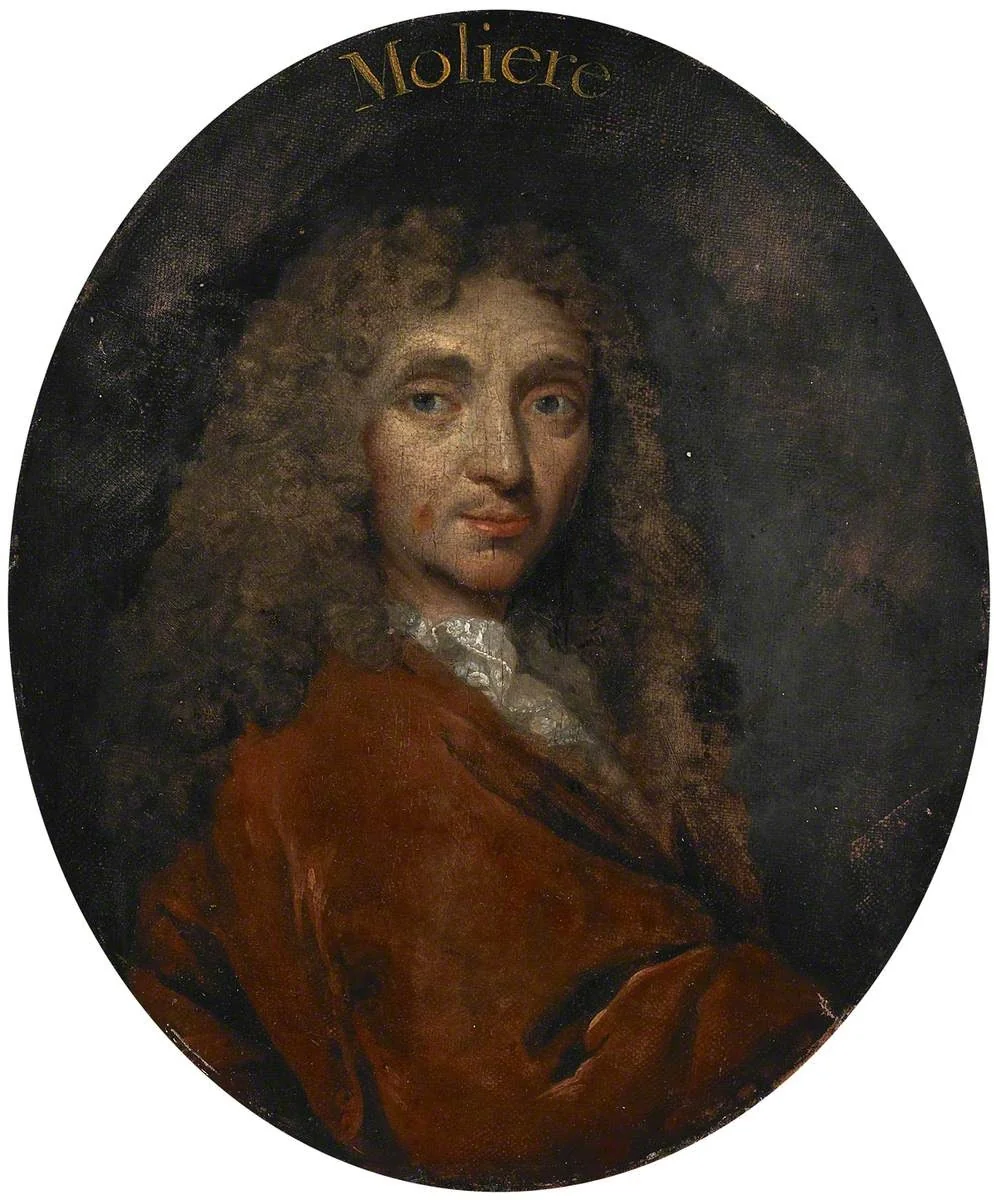 Molière (Jean-Baptiste Pouquelin) (1621/1622–1673), by Unknown, oil, 1700