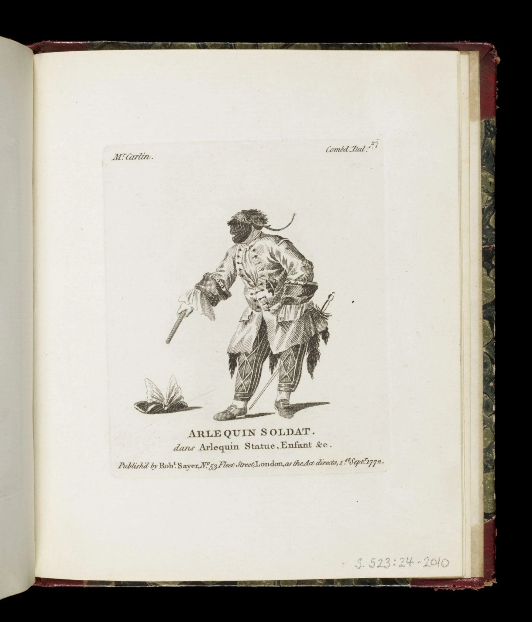 H Beard Print Collection, by Unknown, 1772