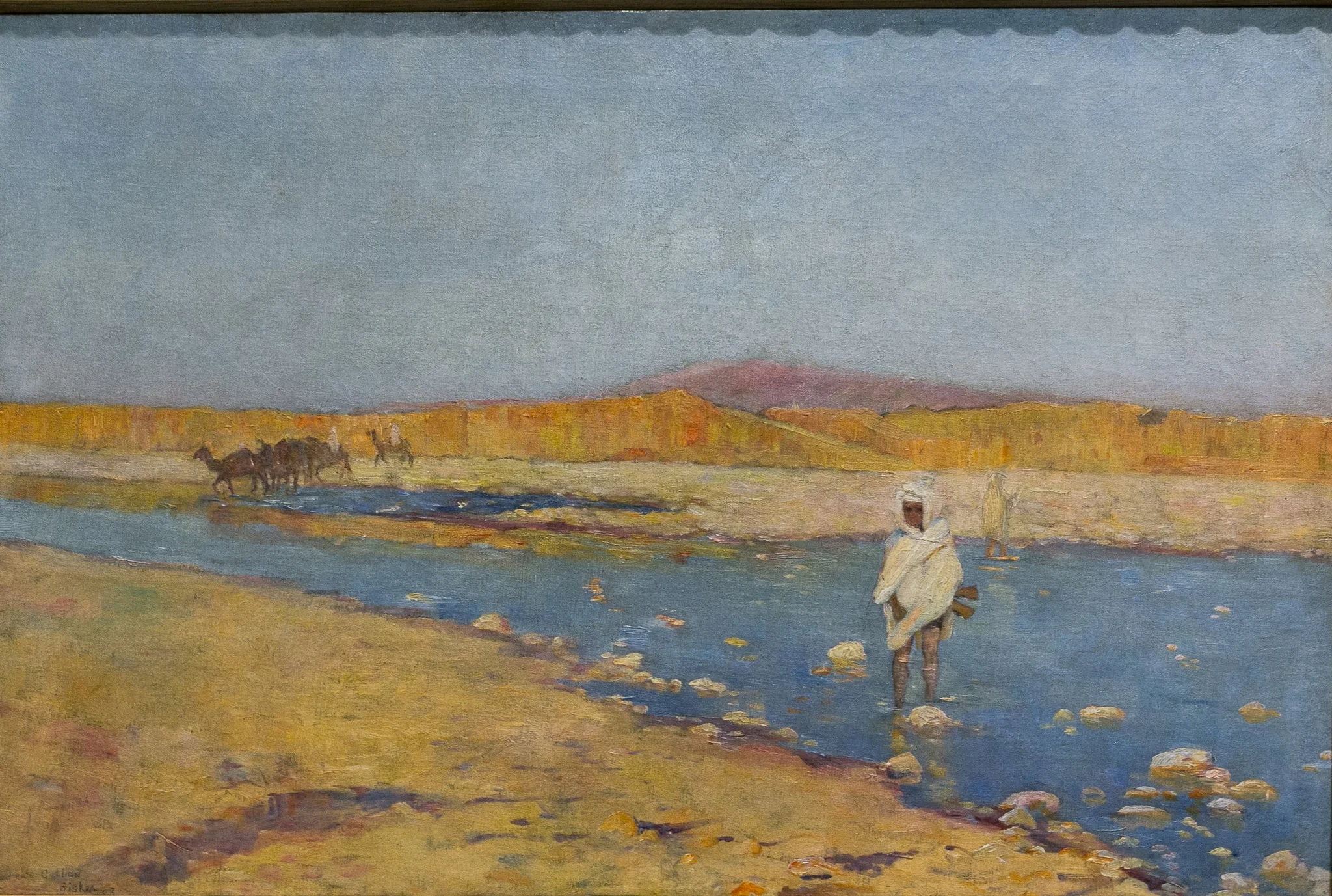 Biskra, by Maurice Galbraith Cullen, oil, 1897