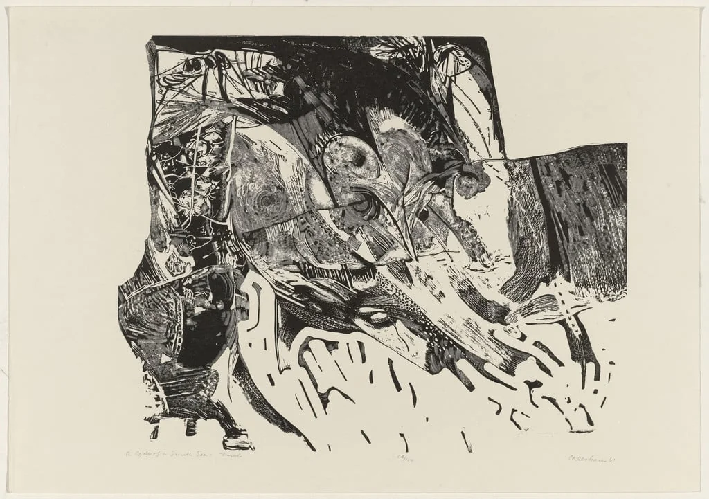 Untitled, by Arthur Deshaies, ink, 1961