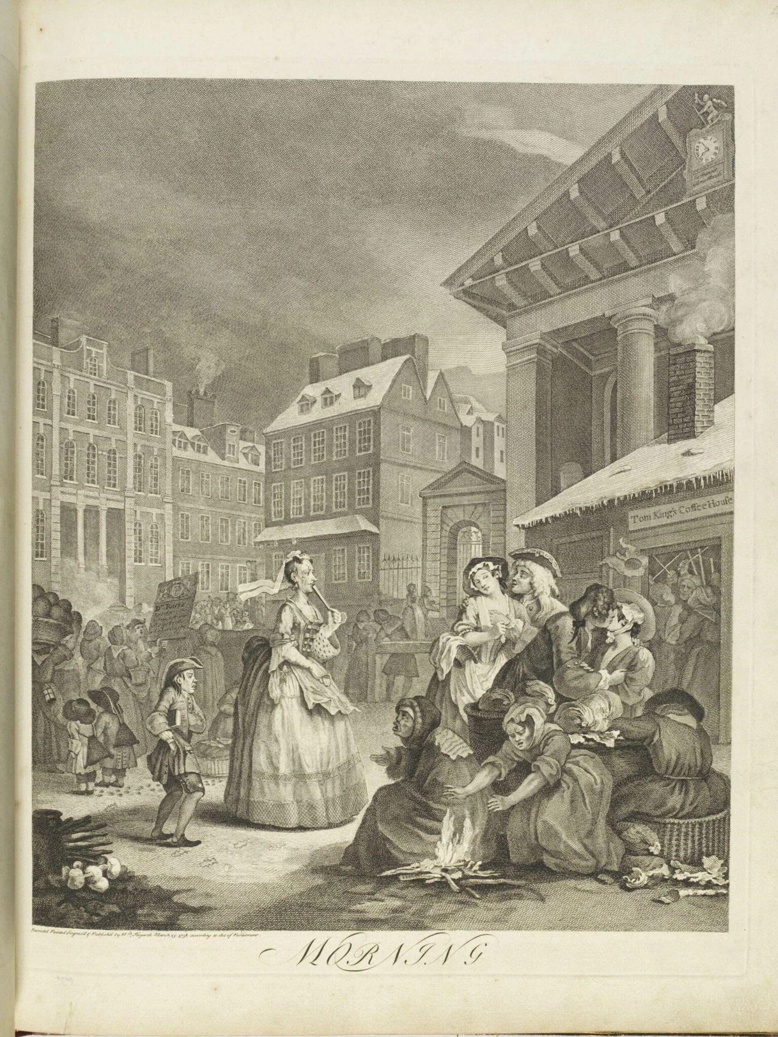 The Four Times of the Day, by William Hogarth, 1737