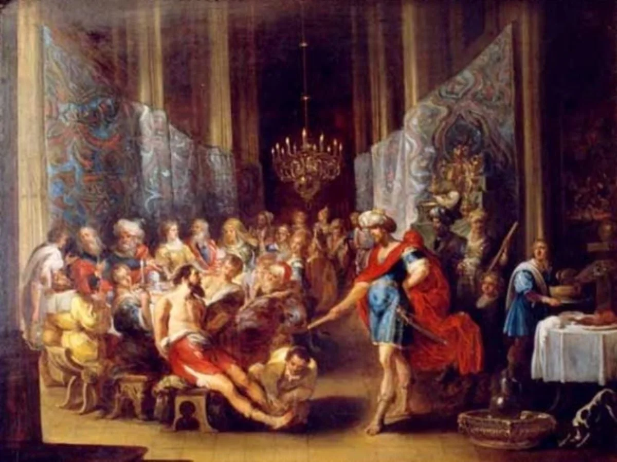Musafirul fără haine de nuntă, by Pieter van Mol, unspecified, 1631