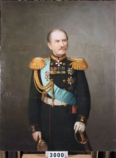 Generalul Paul Demetrius von Kotzebue, guvernator al Noii Rusii și Basarabiei (în registrul inventar: Generalul Pavel Kotzebui)