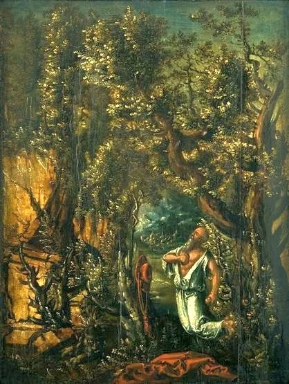Saint Jerome., by Hans Dürer the Younger, tempera, 1526