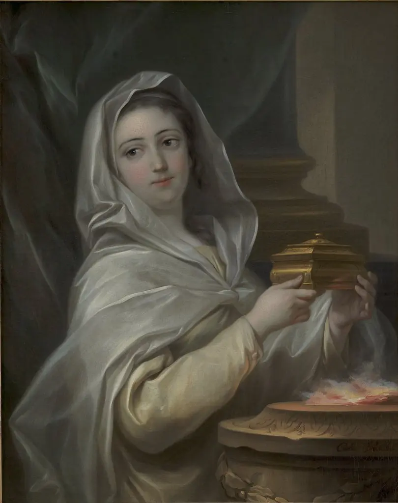 A Vestal. Woman portrayed as a Vestal?