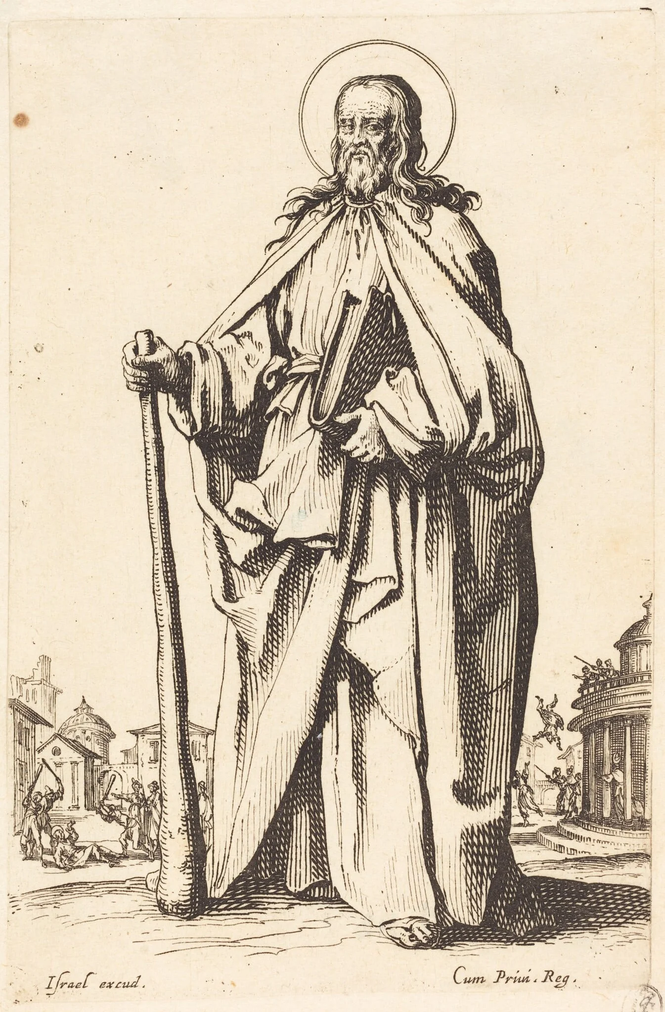 Saint James the Less, by Jacques Callot, ink, 1631