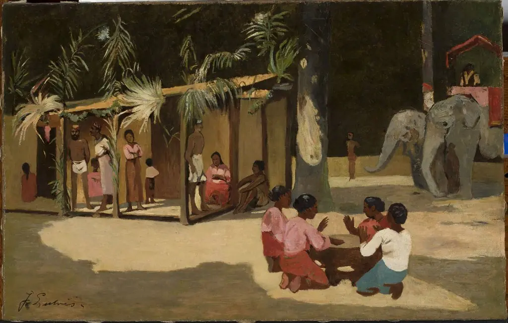 Exotic scene