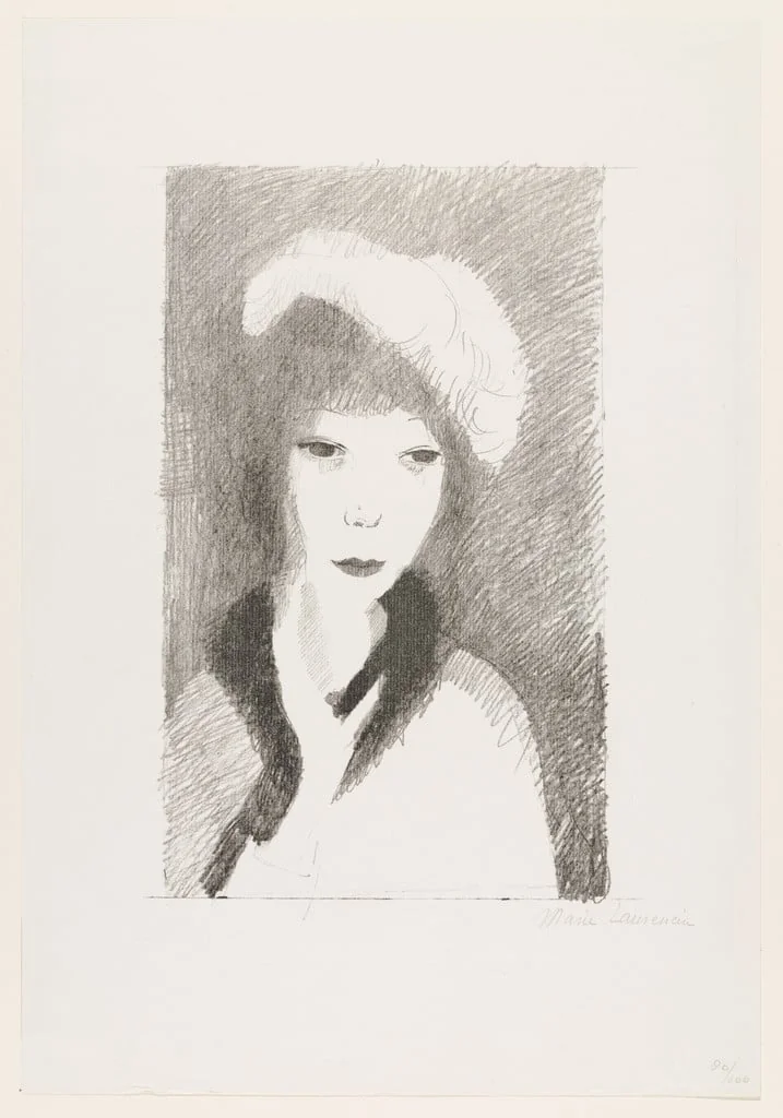 Untitled, by Marie Laurencin, ink, 1923