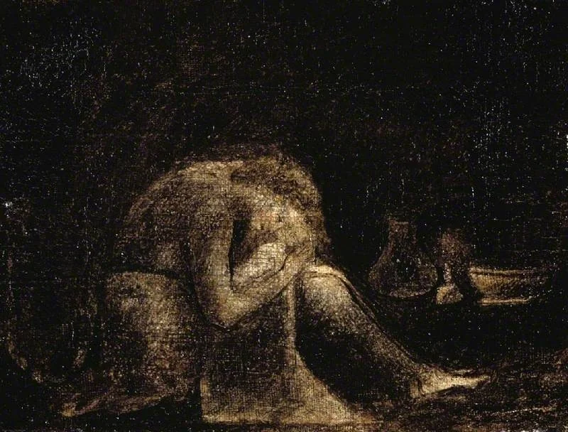 Agnes, by Catherine Blake, tempera, 1800