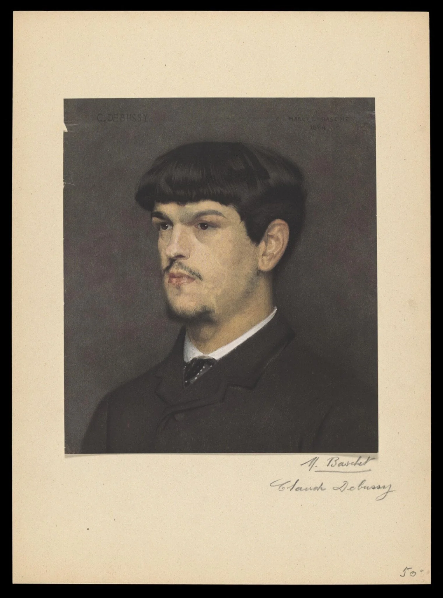 H Beard Print Collection, by Marcel Baschet, 1884
