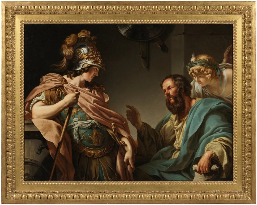 Alcibiades being taught by Socrates