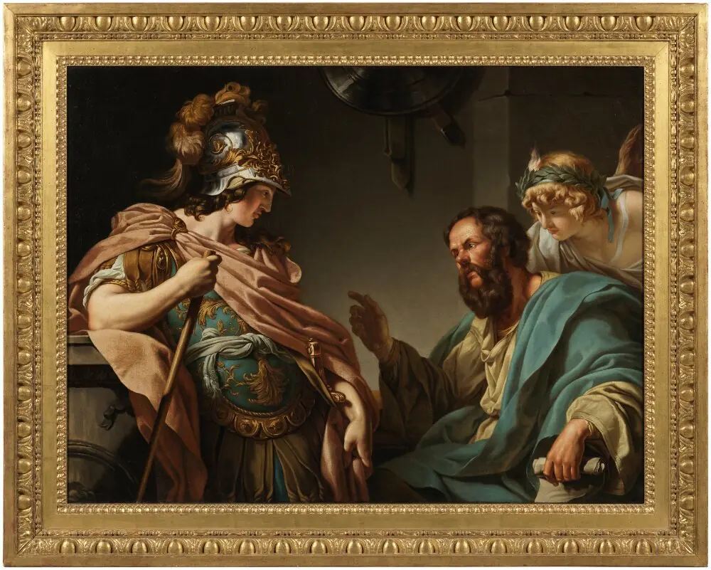 Alcibiades being taught by Socrates