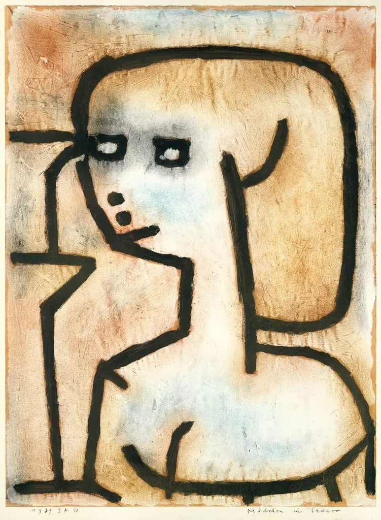 Girl in Mourning