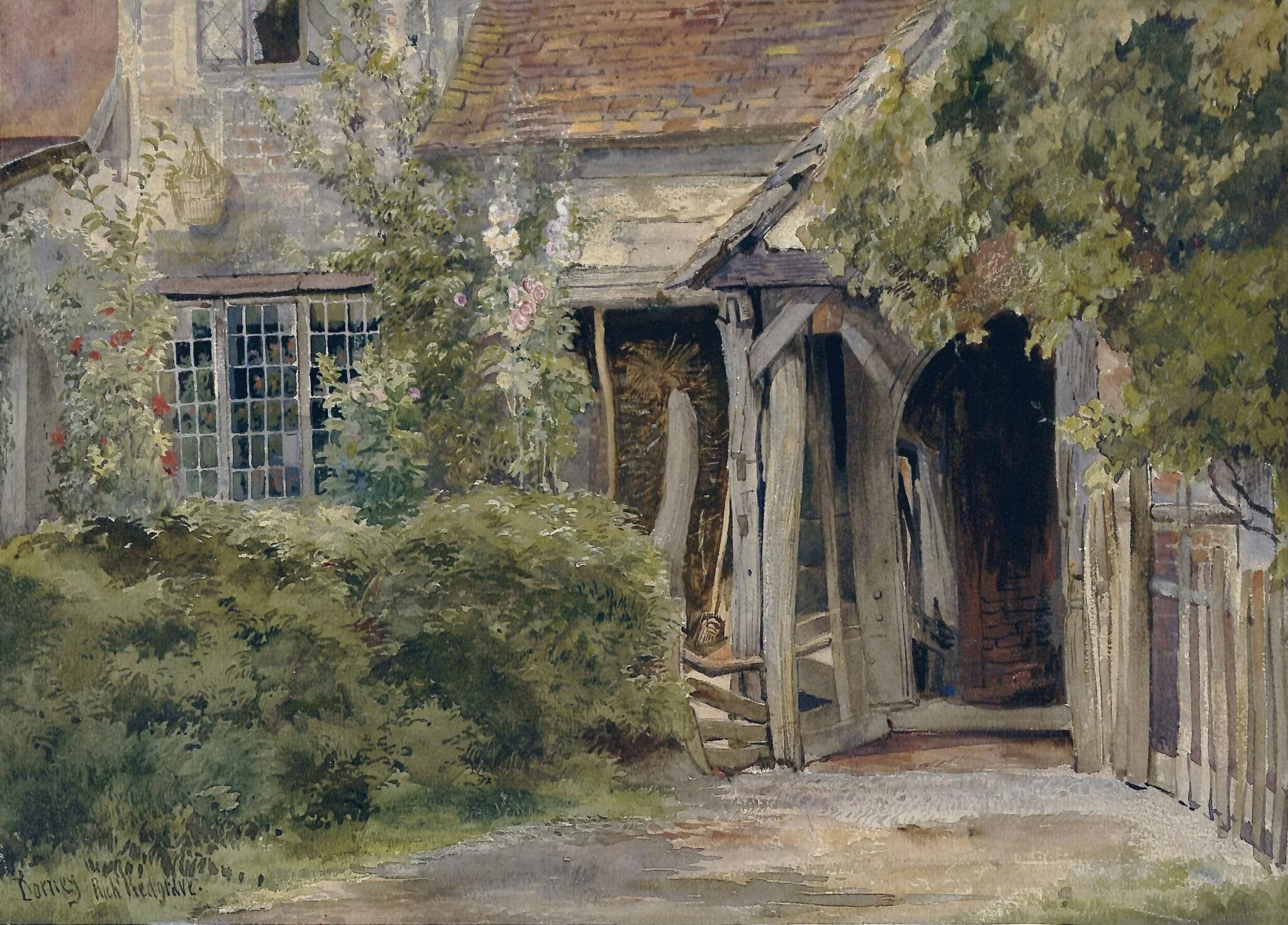 Cottage with porch, Dorney, near Windsor