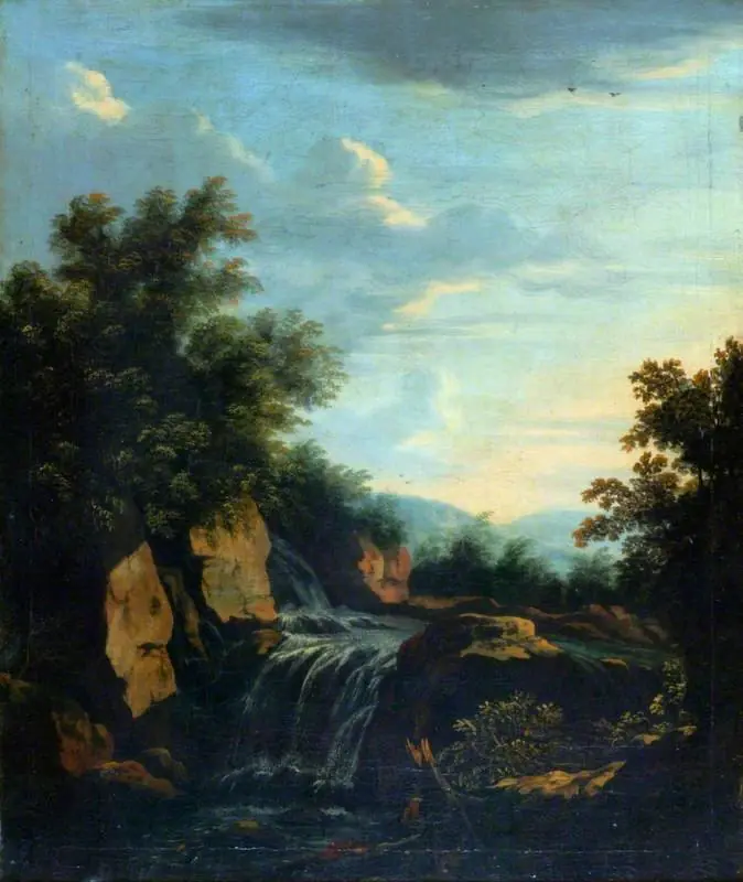 Landscape with a Waterfall