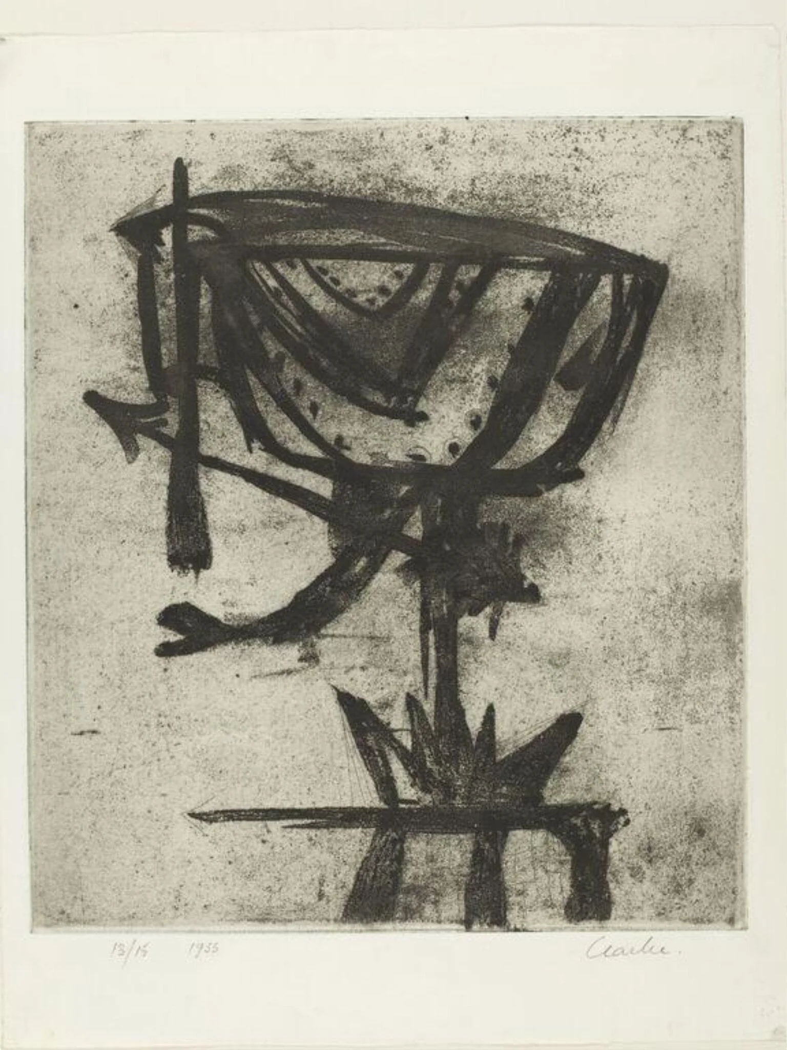 Untitled, by Geoffrey Clarke, 1955