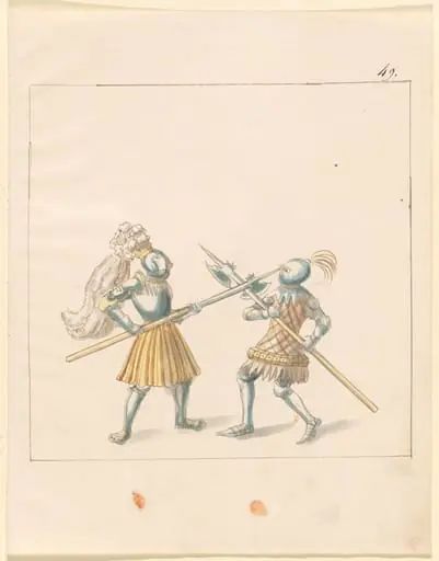Foot Combat with Halberds