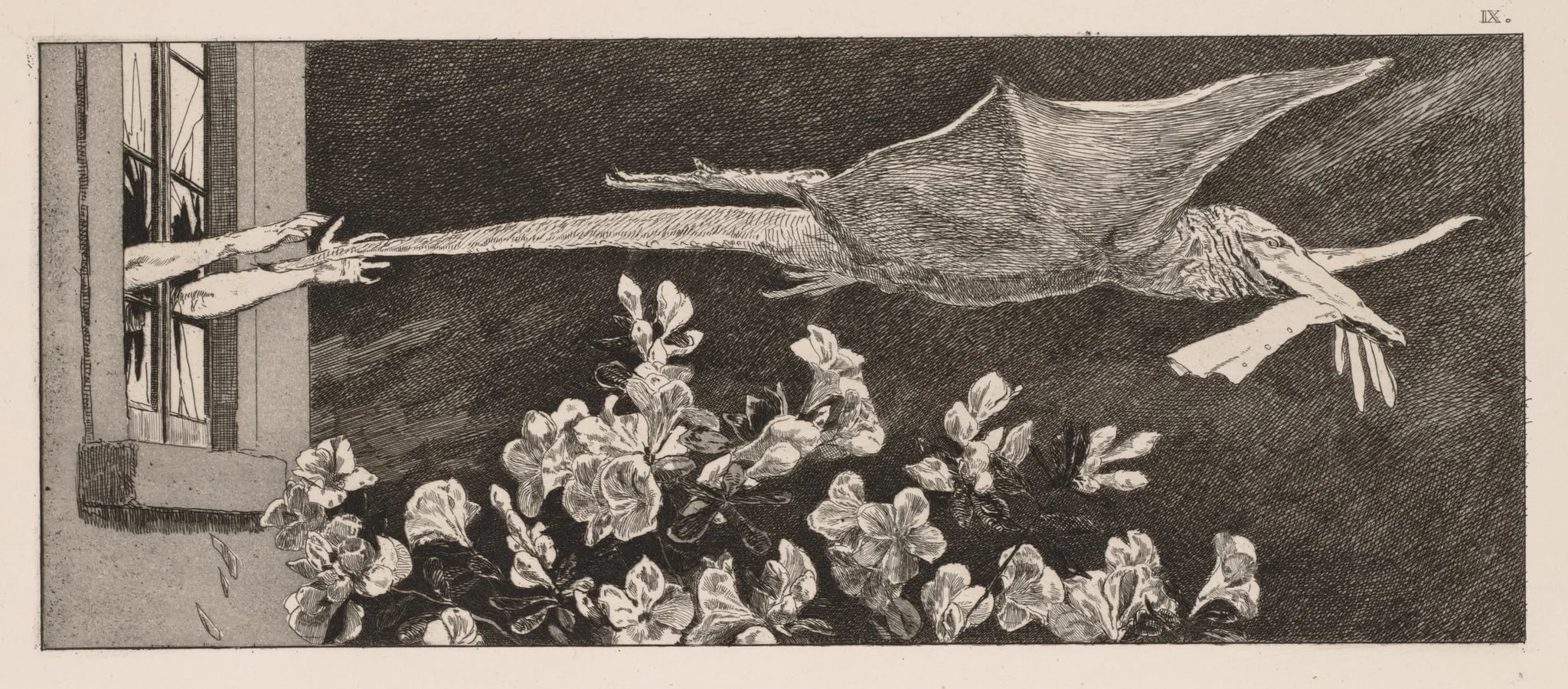 A Glove:  The Abduction, by Max Klinger, 1880