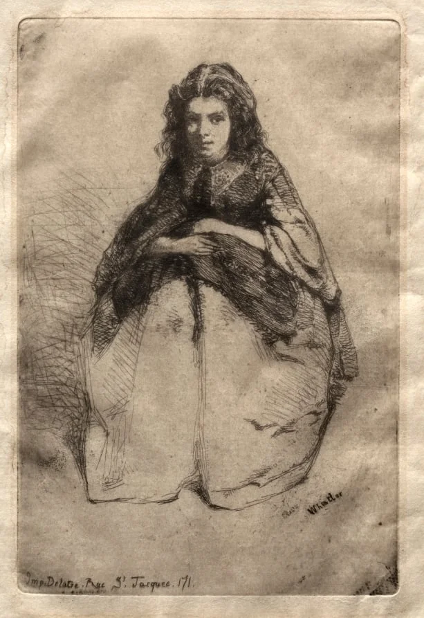 Fummette, by James McNeill Whistler, 1858