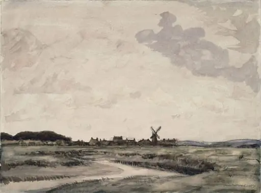 Landscape with Windmill