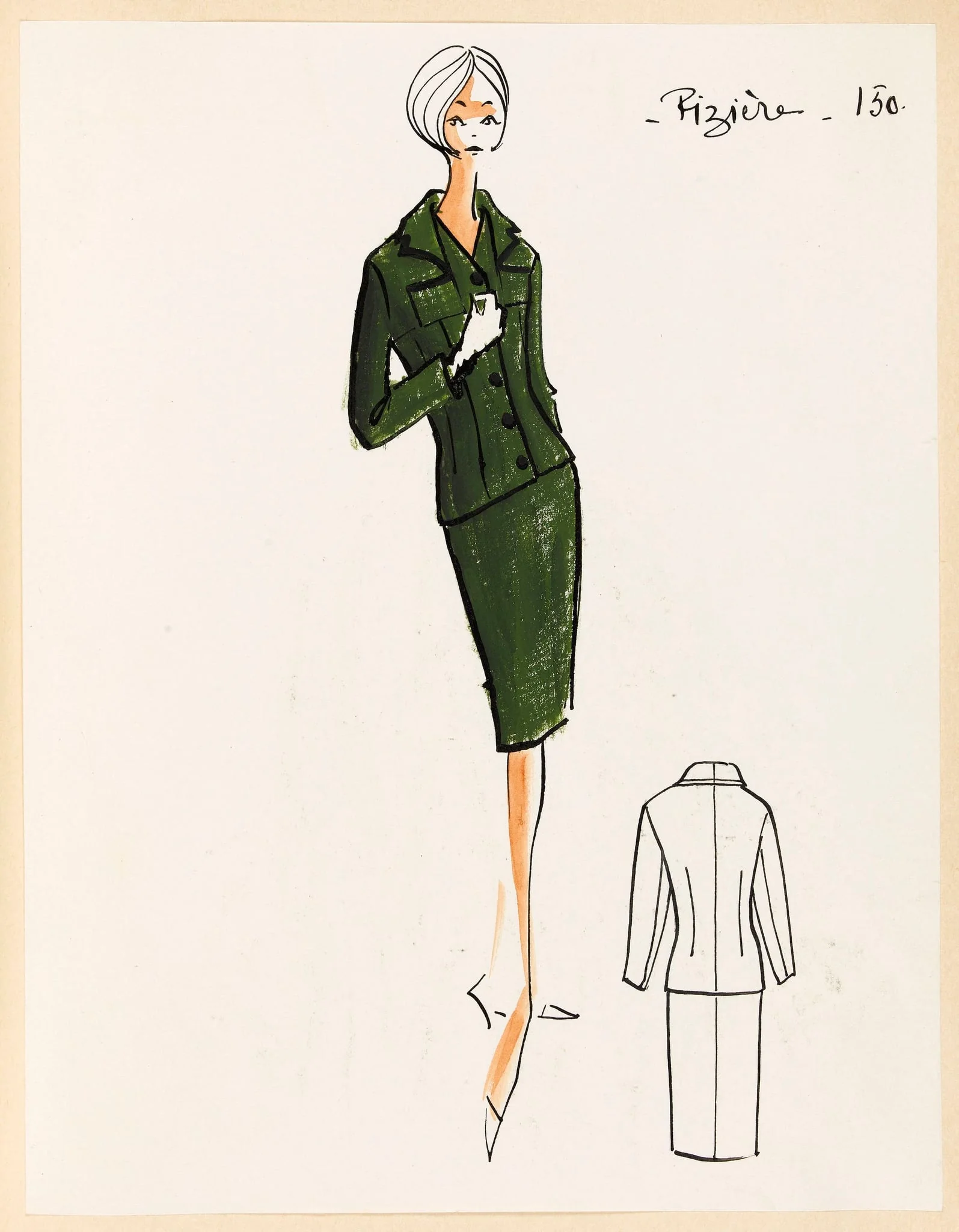 Rizière, by Marie-Louise Carven, 1959