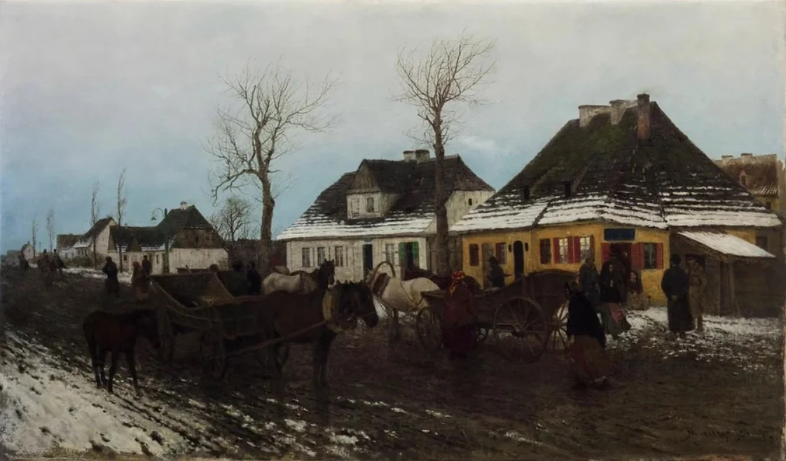 Winter in a small town