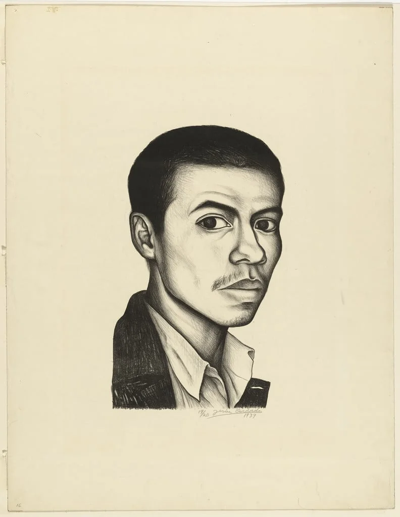 Untitled, by Jesús Escobedo, ink, 1939
