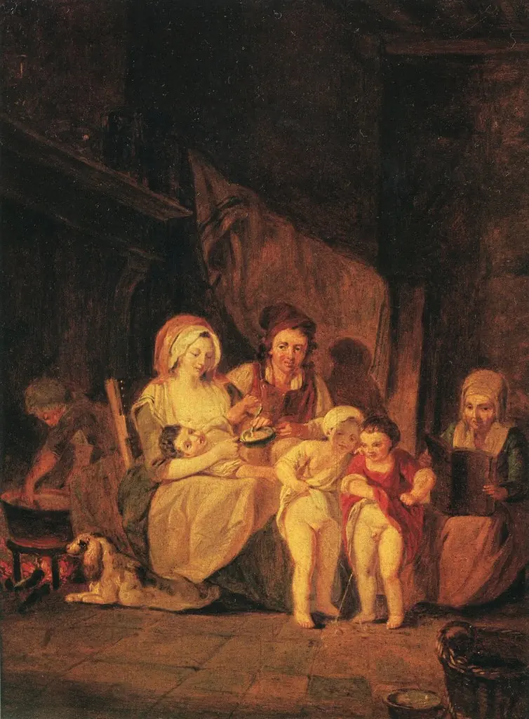 Peasant interior