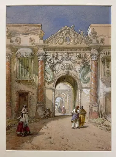 Mermaid gate, Kaiserbagh, Lucknow