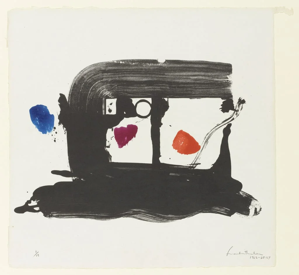 Untitled, by Helen Frankenthaler, ink, 1964
