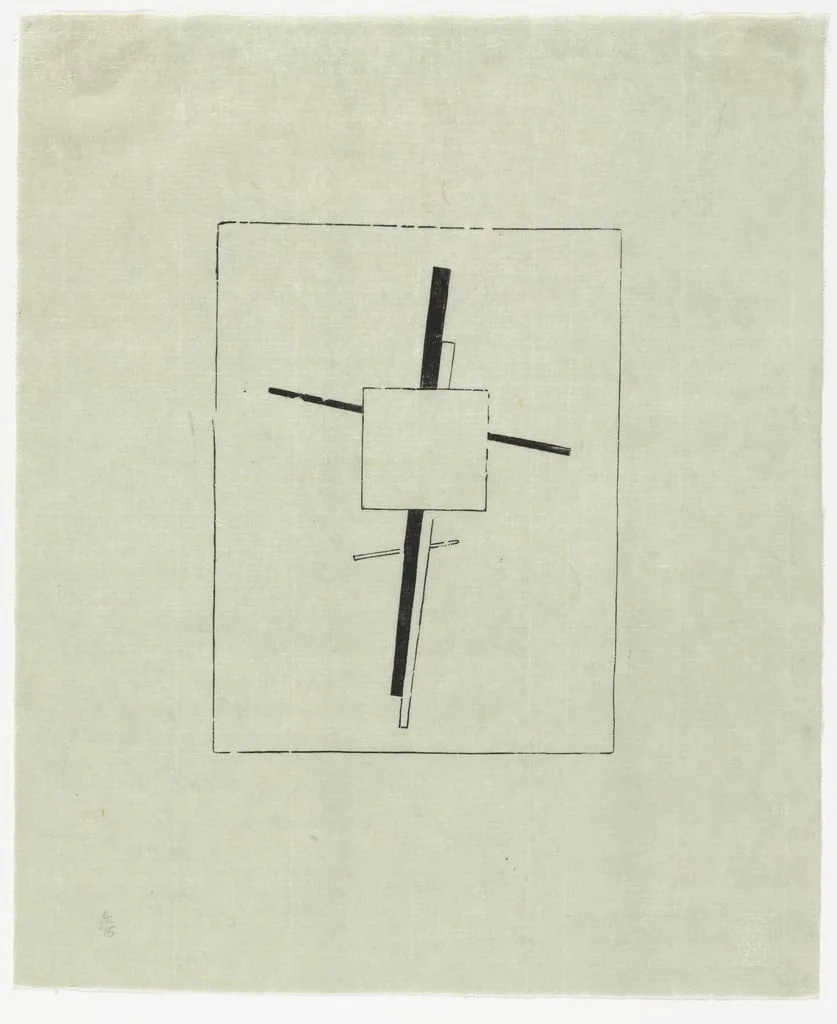 Untitled, by Kazimir Malevich, 1920