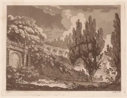 Stairs in an Italian Garden