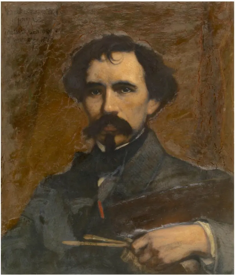 Portrait of the painter Joseph Lies