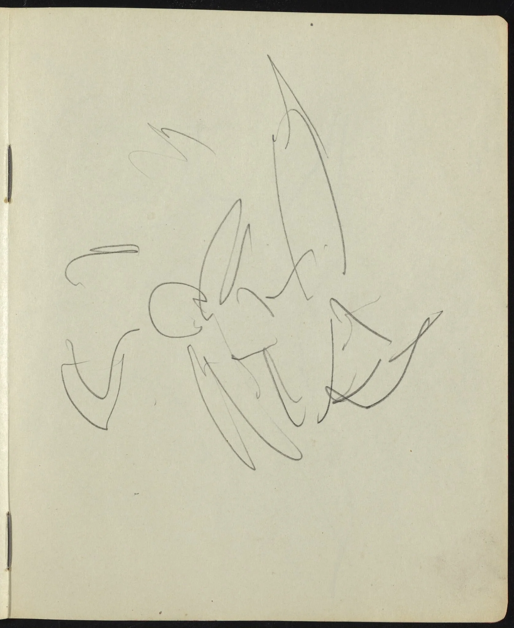 Dancers and Performers (Page from a Sketchbook)