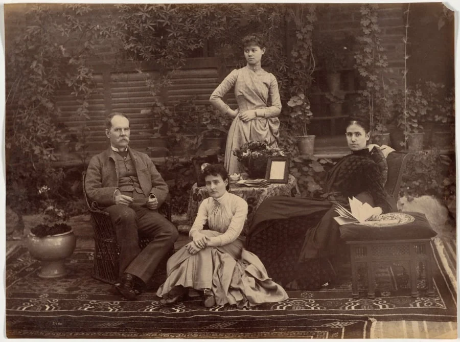 Sir Auckland Colvin and Family, Shimla