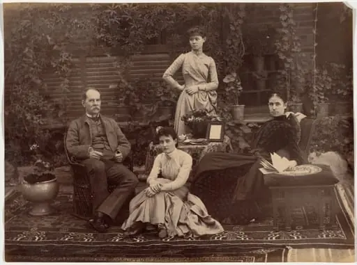 Sir Auckland Colvin and Family, Shimla