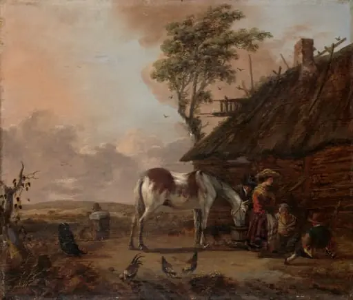 A Piebald Horse
