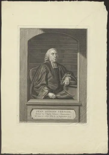 Portrait of Jean Scipion Vernede, Walloon minister in Amsterdam