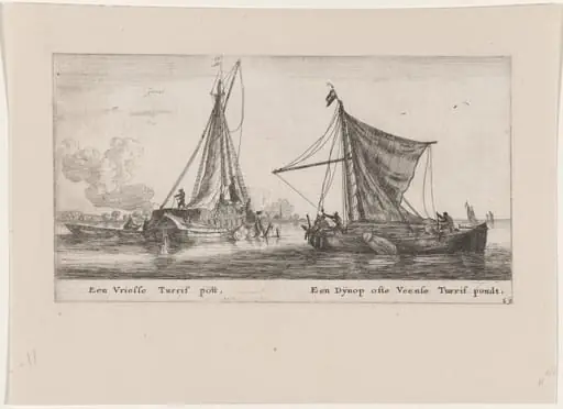 A "Friesland" Peatpot, and a "Dijnopschuit" or "Veense" Peatpot