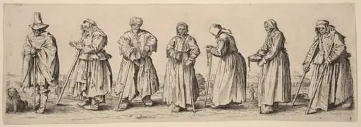 Men and Women Beggars