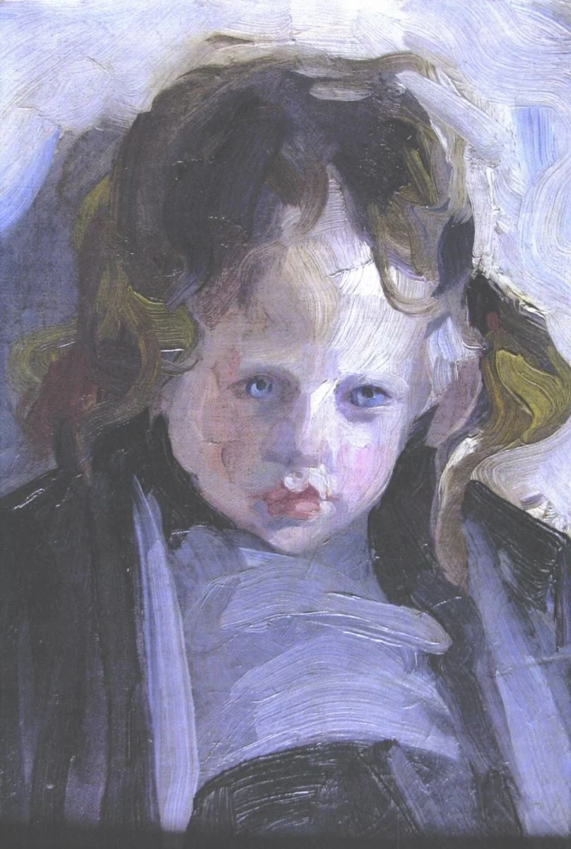Portret de fetiță, by Dimitrie Hârlescu, unspecified