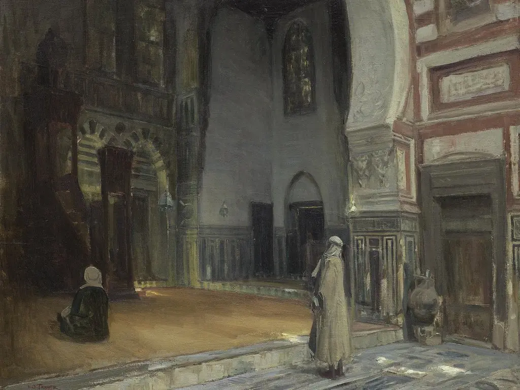 Interior of a Mosque, Cairo