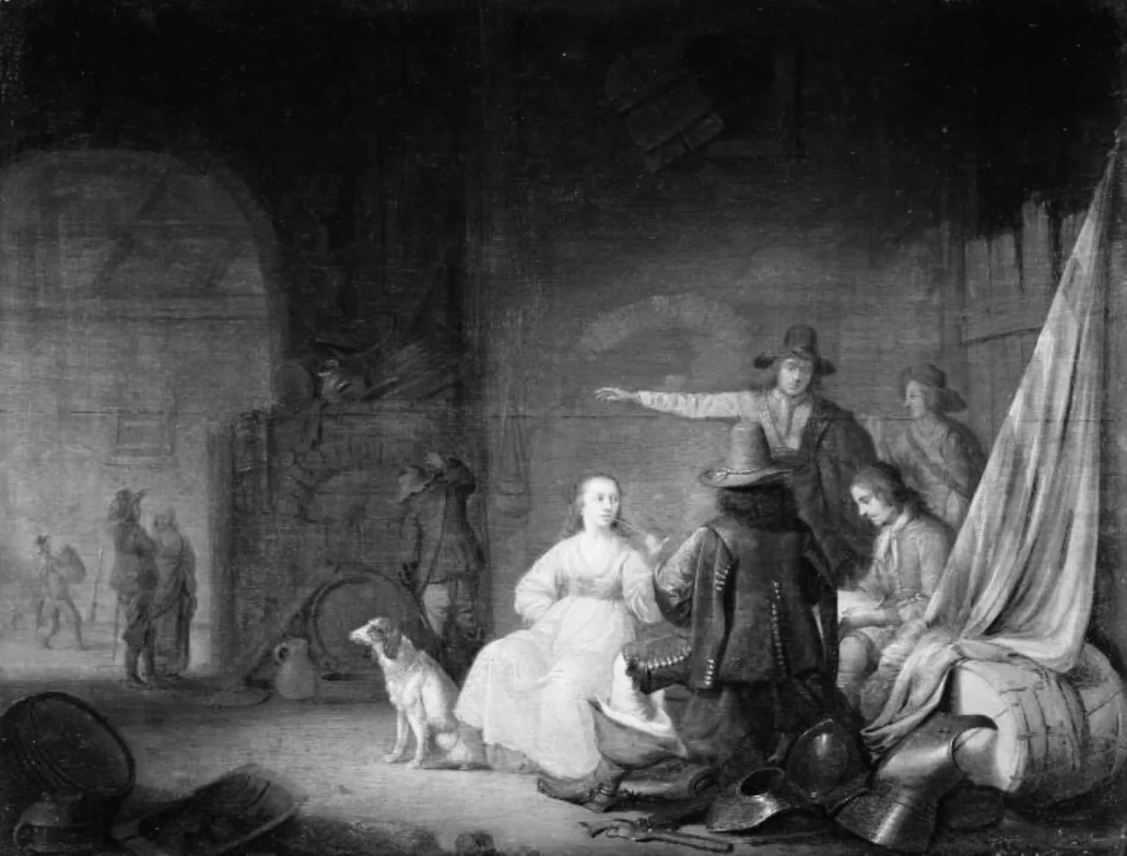 Guard-Room, by Unknown, 1650